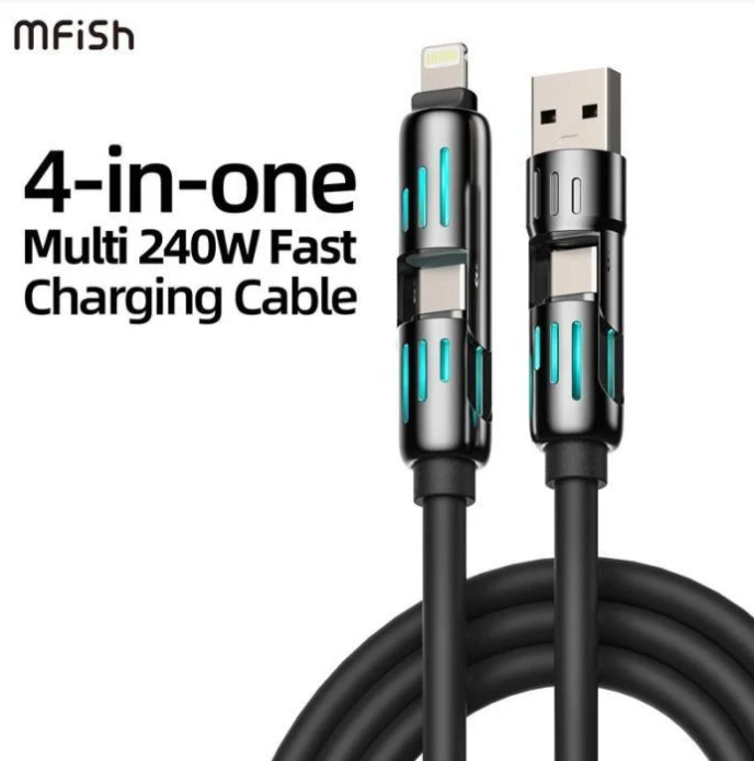 4-in-1 Multi USB Fast Charging Cable