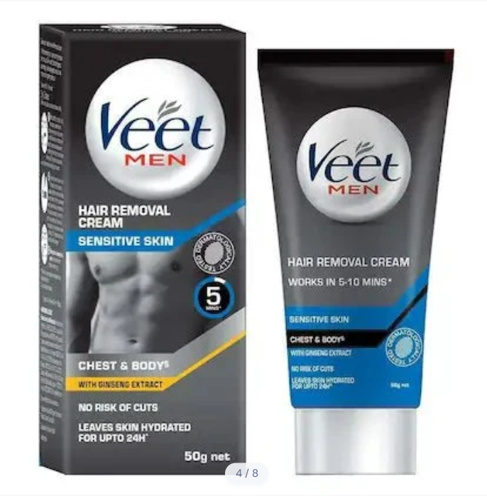 Veet Men Hair Removal Cream – Chest & Body 50g