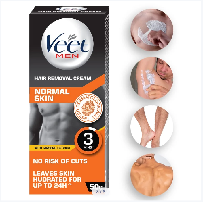 Veet Men Hair Removal Cream – Chest & Body 50g